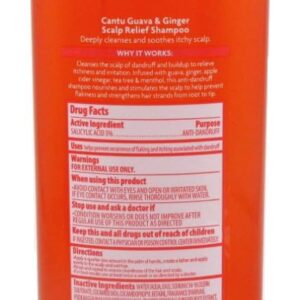 Cantu Guava Shampoo Scalp Relief 13.5 Ounce (400ml) (Pack of 2)