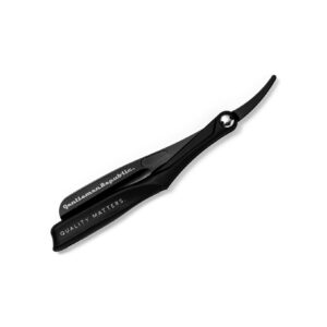 Gentlemen Republic Straight Edge Razor: Premium Black Safety Razor for Professional Barbers and Everyday Home Grooming - Achieve the Shave with Confidence