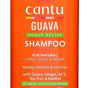 Cantu Guava Shampoo Scalp Relief 13.5 Ounce (400ml) (Pack of 2)