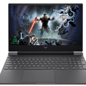 HP Victus 15.6" 144Hz Gaming Laptop, Intel 12th Core i5-12450H, 8GB RAM, 512GB PCIe SSD, NVIDIA GeForce GTX 1650 Graphics 4GB, Backlit Keyboard, Windows 11 Pro, Mica Silver, 32GB USB Card