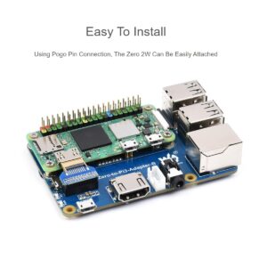 waveshare Pi Zero 2W to Raspberry Pi 3B/B+ Adapter,Based on Raspberry Pi Zero 2W to Reproduce The Original Appearance of The 3B Series,Alternative Solution for Raspberry Pi 3 Model B/B+