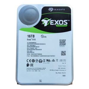 Seagate Exos X18 ST16000NM004J 16 TB Hard Drive - 3.5" Internal - SAS (12Gb/s SAS) (Renewed)