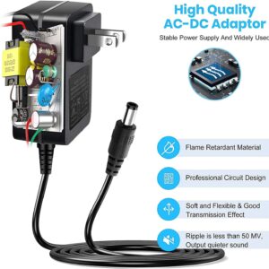 Replacement GTS4002C Charger AC DC Adapter Compatible with Sun Joe GTS4002C GTS4001C,MJ14C,24V-GT10-LTE 24V-HT18-LTE WA24C-LTE Battery Power Supply Cord