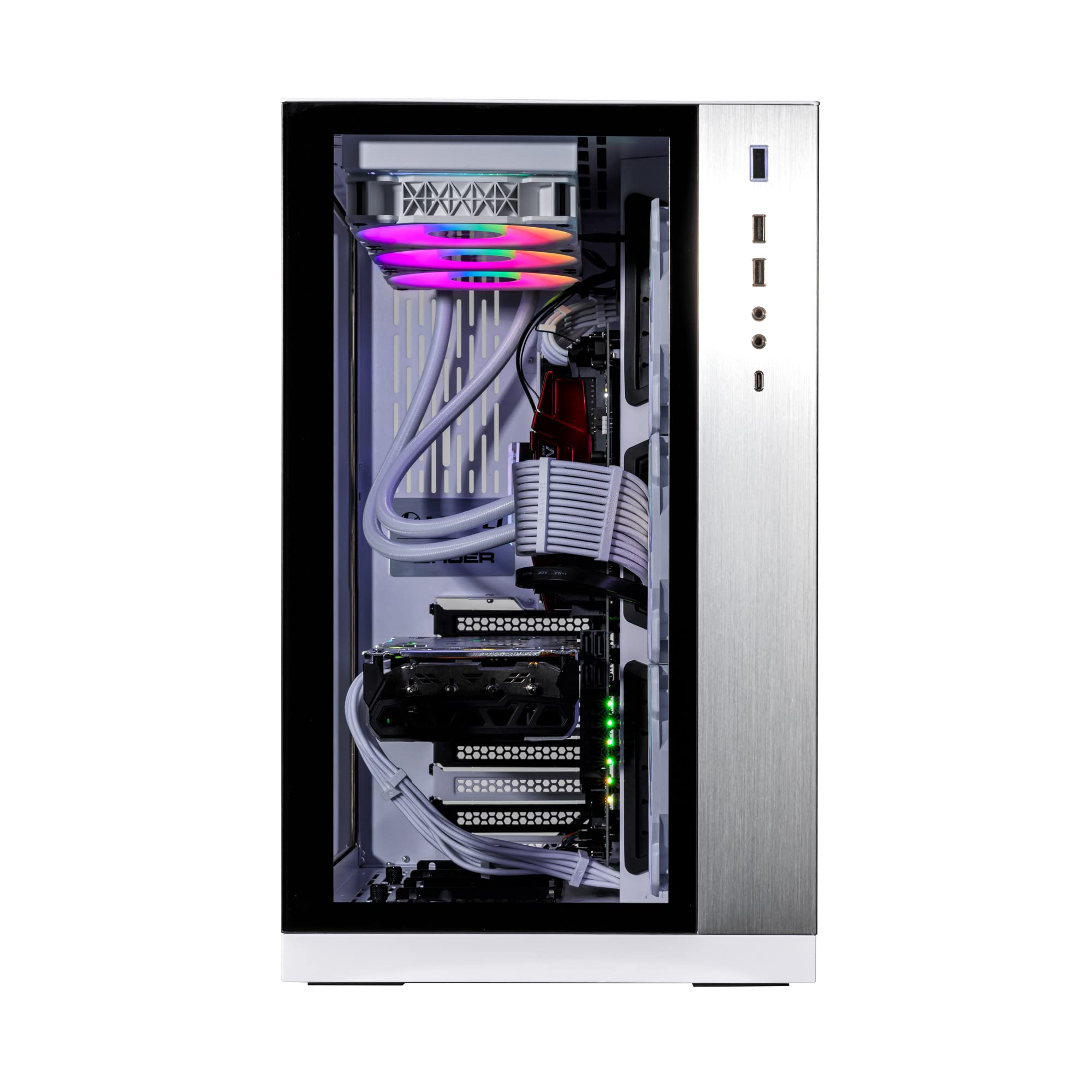 Velztorm Lux Lyte Custom Built Gaming Desktop PC (AMD Ryzen 9-5900X 12-Core, GeForce RTX 3050, 16GB RAM, 1TB PCIe SSD + 1TB HDD (3.5), Wifi, USB 3.2, HDMI, Bluetooth, Display Port, Win 10 Home)