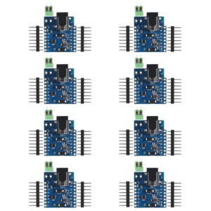 Alinan 8pcs 7-24V DC Power Shield V1.1.0 for WEMOS D1 Mini Development Board DC Power Supply Screen Module