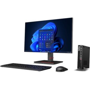 Lenovo ThinkStation P360 30FA001AUS Workstation - 1 x Intel Core i7 Dodeca-core (12 Core) i7-12700 12th Gen 2.10 GHz - 32 GB DDR5 SDRAM RAM - 1 TB SSD - Tiny - Black