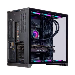 Velztorm Lux Lyte Custom Built Gaming Desktop PC (AMD Ryzen 9-5900X 12-Core, GeForce RTX 3050, 16GB RAM, 1TB PCIe SSD + 1TB HDD (3.5), Wifi, USB 3.2, HDMI, Bluetooth, Display Port, Win 10 Home)