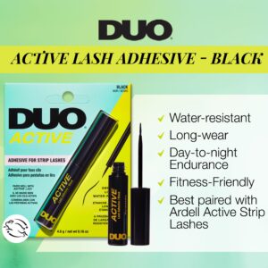 DUO Active Black Adhesive for Strip Lashes 4.6g / net wt 0.16 oz