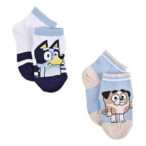 Bluey boys 10-pack Quarter Socks, White, 2-4T US