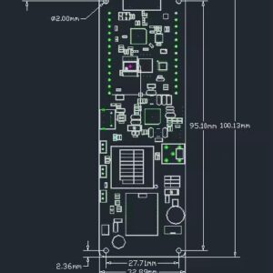 LILYGO T-Beam Meshtastic LORA32 915MHz ESP32 TTGO Development Board WiFi BLE CH9102F Chip Soldered OLED Module