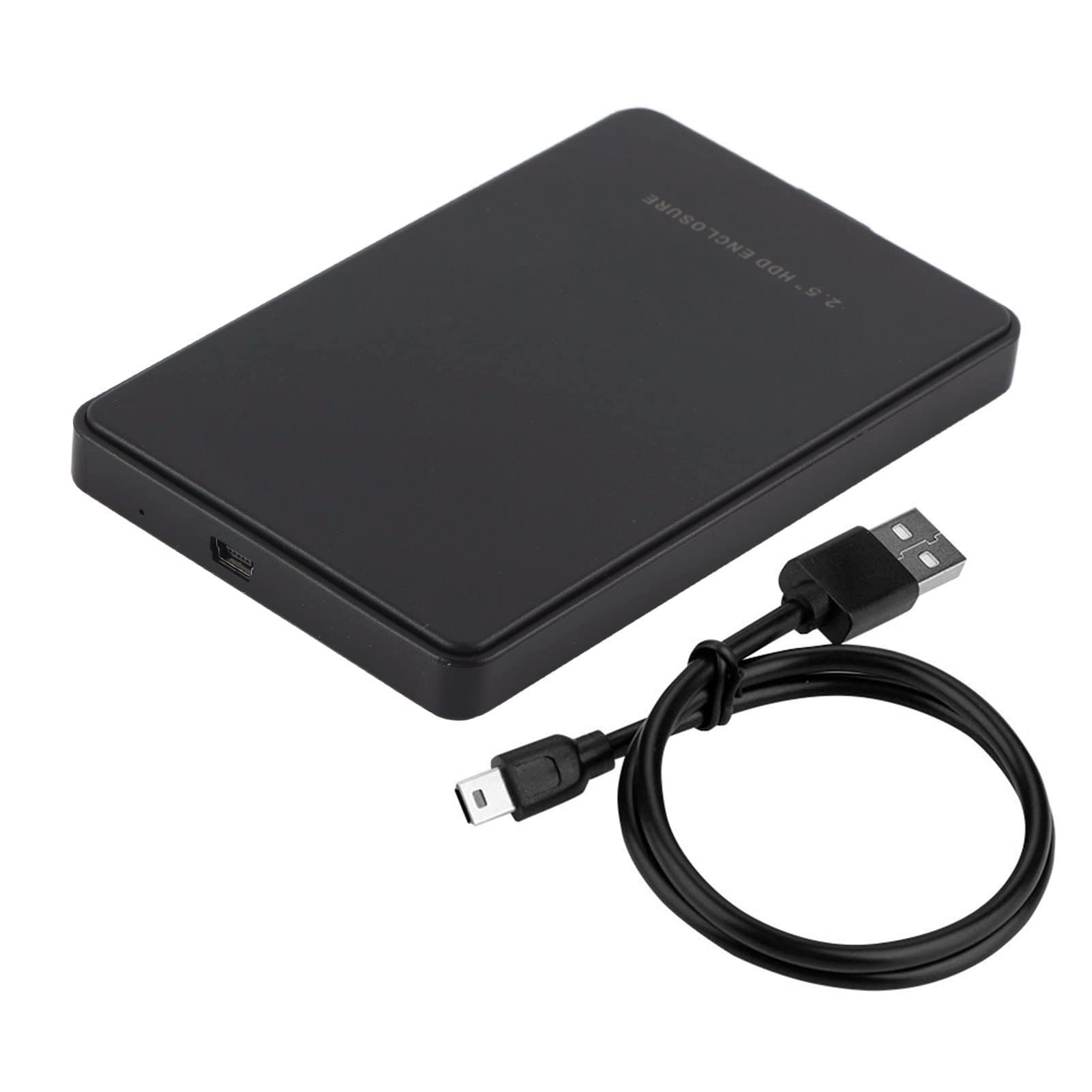 2.5 inch Hard Drive Enclosure, USB2.0 IDE Parallel Port Mobile Hard Disk Box, High Speed HDD Case External Storage, for PC Notebook Computers