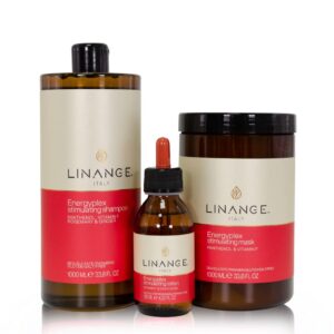 LINANGE Energyplex Shampoo - Energizing Shampoo for Weak, Brittle Hair, 1000ml / 33.8 oz.