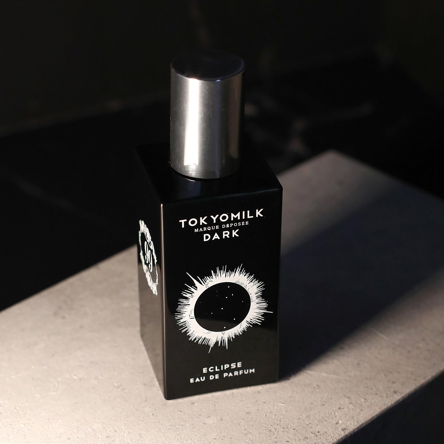 TOKYOMILK Dark Eclipse Eau de Parfum, 1.6 fl. oz, 47.3 ml – Black Anise, Mint Leaf, Smoked Amber & Gardenia – Sophisticated & Elegant, Men & Women’s Perfume, Eau de Parfum Spray