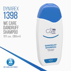 Dynarex Anti Dandruff Shampoo - Cleansing & Moisturizing Shampoo with Pyrithione Zinc - Daily Hair Shampoo for Men & Women for Itching, Flaking, Dry Scalp - 12 fl. oz., Case of 12