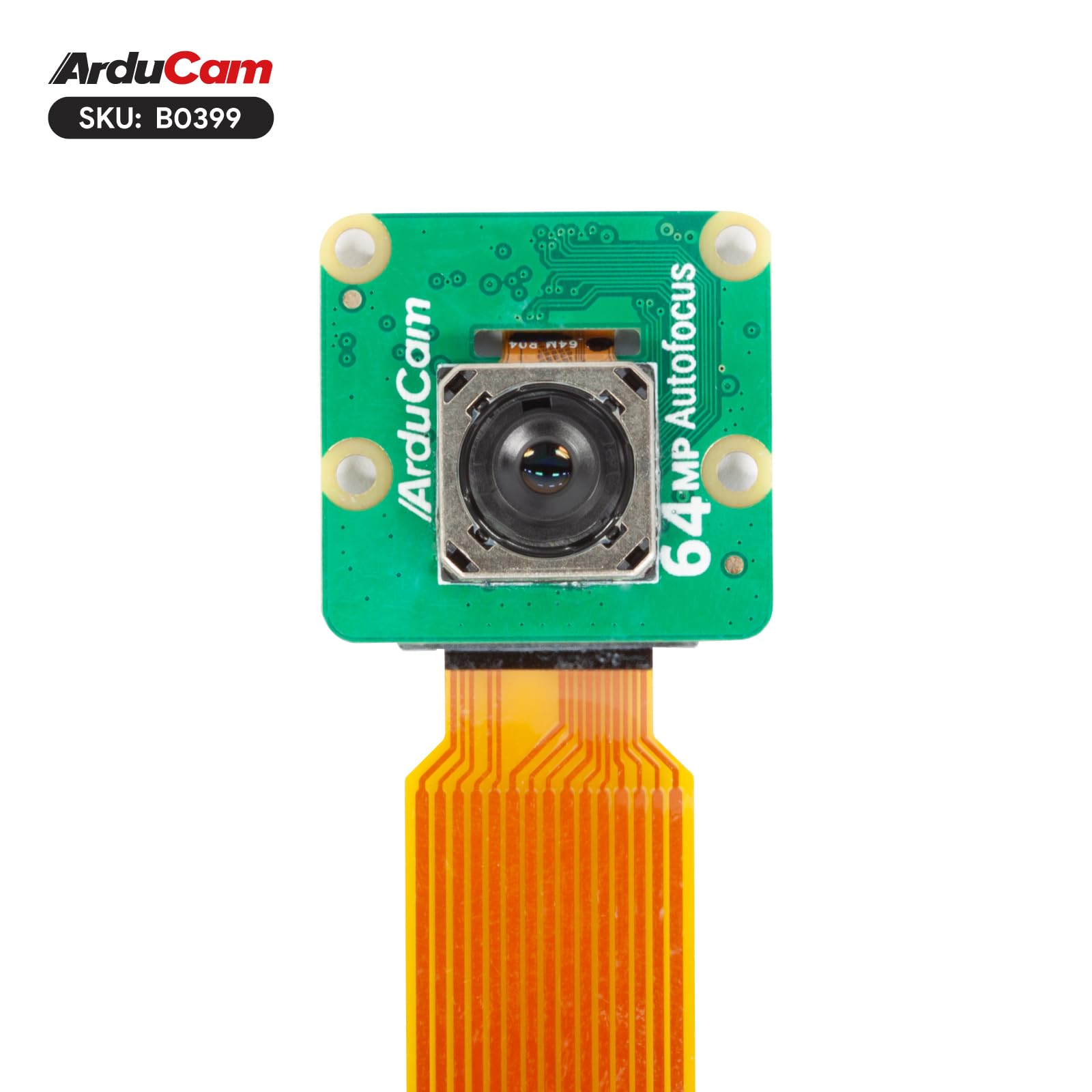 Arducam 64MP Hawkeye Ultra High-Resolution Autofocus Camera Module for Raspberry Pi, Compatible with Raspberry Pi 5/4B/3B+/3B/2B/A+/Zero/W/Zero WH