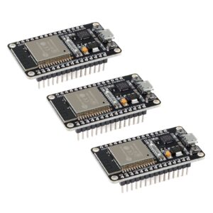 ec buying esp32 wroom development board, esp32s development board integrated wifi+ bluetooth dual core microcontroller processor ethernet interface i2s i2c suitable for arduino/iot/smart home（3pcs）