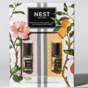 NEST New York Mini Perfume Oil Set Includes Turkish Rose and Seville Orange (2 X 0.1 Ounce)