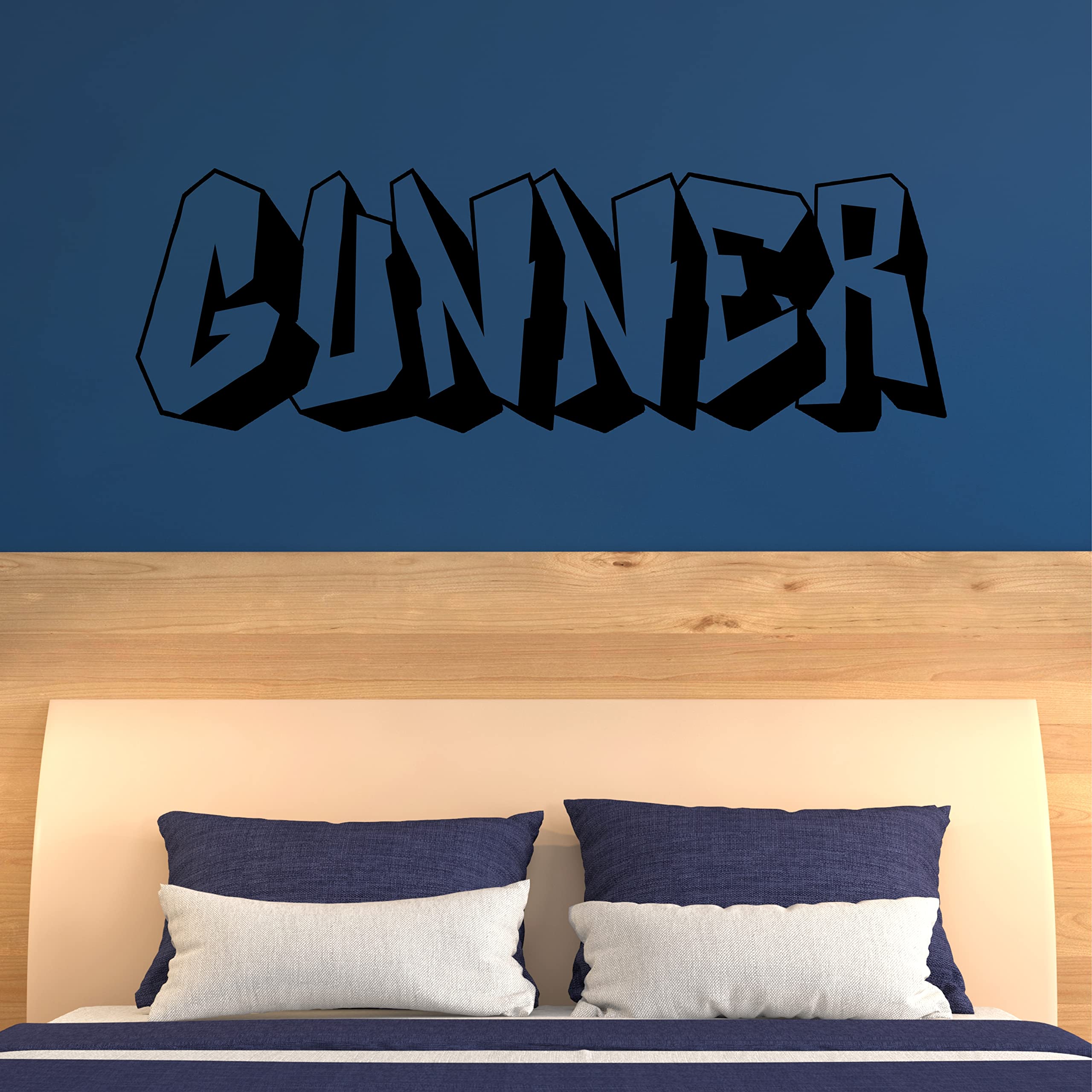 Graffiti Name Wall Decal Sticker Custom Name Wall Decal Girls Room Boys Room - Personalized Name Wall Decal Nursery Decal - Baby Monogram Vinyl Wall Art (16" Wide x 5" high)