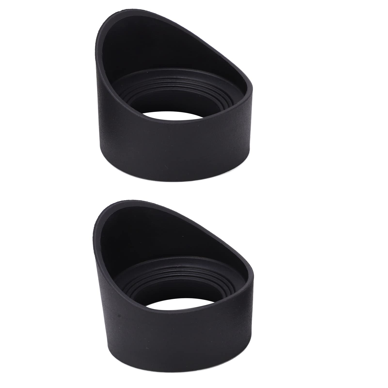 2Pcs Rubber Eyepiece Eye 27mm, Professional Collapsible Eye Guards Cups, for Microscope Eyepieces, Monoculars and Binoculars of 42?48mm/1.65?1.89in