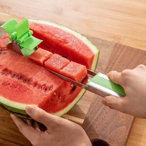 Watermelon windmill Cutter - Slice a Watermelon in Seconds, 304 Stainless Steel Fruit Slicer Pro Knife - Kitchen Gadgets Tools 10