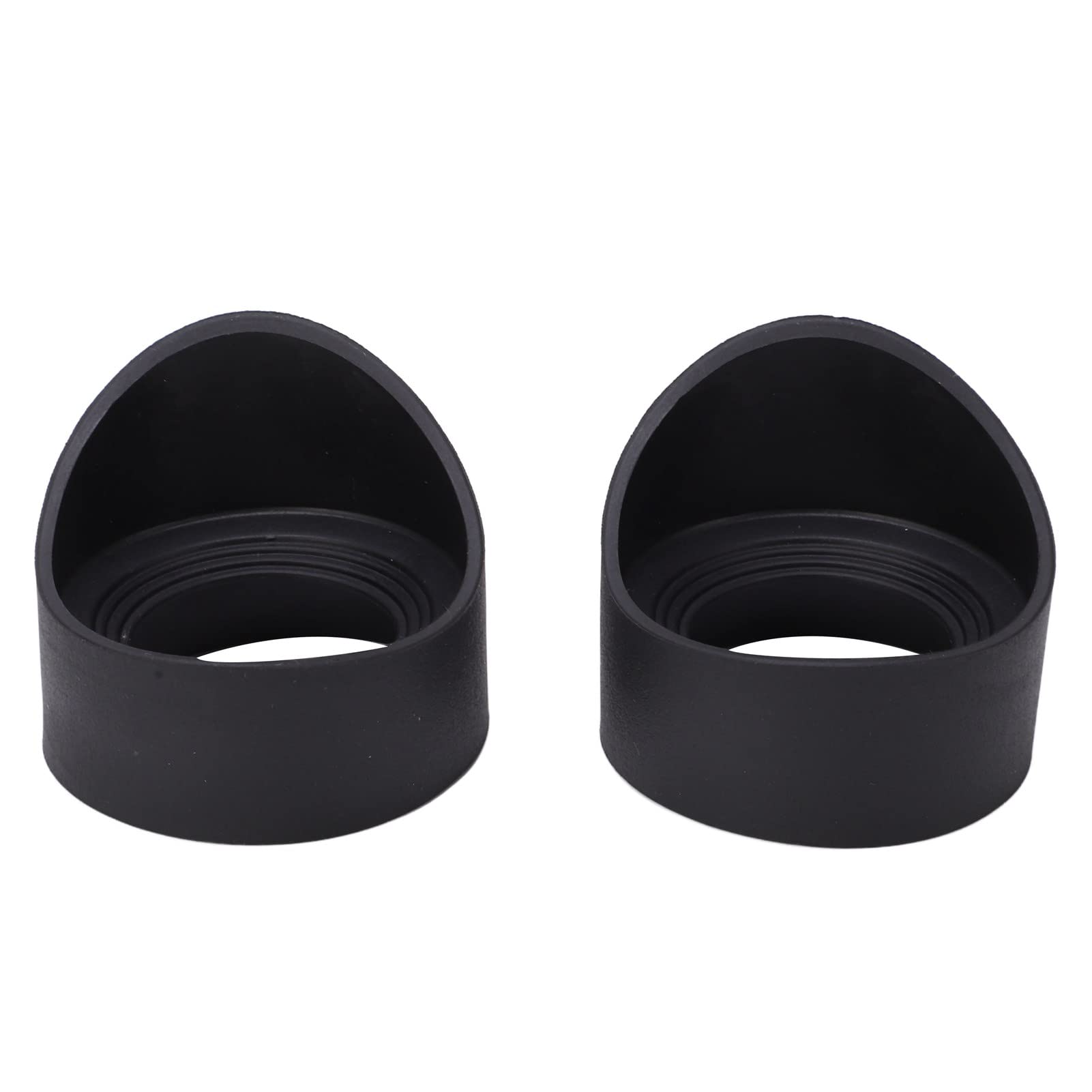 2Pcs Rubber Eyepiece Eye 27mm, Professional Collapsible Eye Guards Cups, for Microscope Eyepieces, Monoculars and Binoculars of 42?48mm/1.65?1.89in