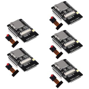 dweii 5pcs esp32-cam camera module wifi bluetooth development board esp32 wireless ov2640 camera module