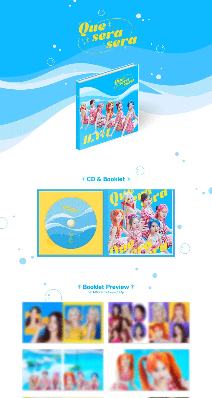 DREAMUS ILY:1 QUE SERA SERA 2nd Single Album CD+44p Booklet+1p Mini Postcard+1p PhotoCard+Tracking Sealed