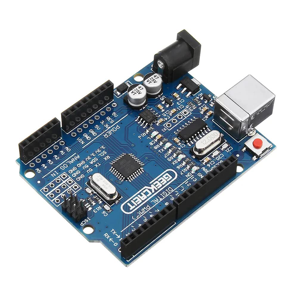 Arduino UNOR3 ATmega328P Development Board No Cable Geekcreit for Arduino - Products That Work with Official Arduino Boards