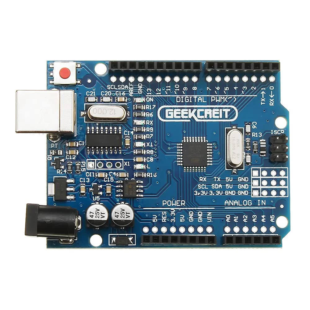 Arduino UNOR3 ATmega328P Development Board No Cable Geekcreit for Arduino - Products That Work with Official Arduino Boards