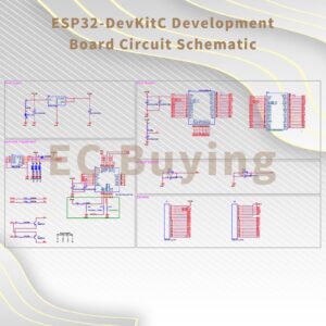 EC Buying ESP32-DevKitC Development Board ESP32 Development Board Equipped with WROOM-32U Module Integrated WIFI Bluetooth Module Microprocessor Interface SPI I2C I2S Suitable for Arduino WiFi (3PCS)