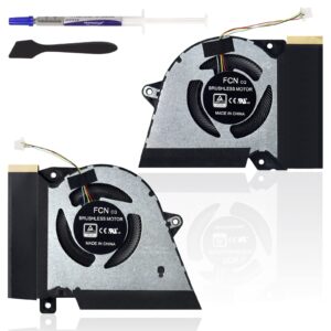 2Pack New Replacement Laptop CPU+GPU Cooling Fan for ASUS Rog Zephyrus G14 GA401 GA401I GA401IV GA401IU GA401IH GA401II DFSCK22105182H FMBB DFSCK22115181H FMBC 12V 1A Fan w/ 2 Repair Tools