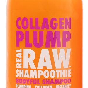 Real Raw Collagen Shampoo - Strengthen & Repair - No Water 100% Pure Aloe Juice & Coconut Water - Sulfate & Paraben Free, 12.0 Ounce, 1