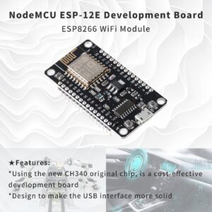 EC Buying ESP8266 NodeMCU CH340 ESP-12E Development Board Serial WiFi Module IoT WIFI Development Board/NodeMcu Lua/Arduino IDE/Micropython (3PCS)