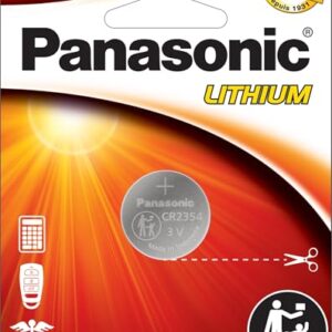 Panasonic CR2354 3.0 Volt Long Lasting Lithium Coin Cell Batteries in Child Resistant, Standards Based Packaging, 1-Battery Pack