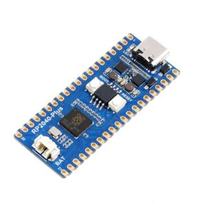 waveshare RP2040-Plus Mini Board High-Performance Pico-Like MCU Board Based on Raspberry Pi RP2040 Chip,Dual-core Arm Cortex M0+ Processor,USB-C Connector,Onboard 4MB Flash,Higher Current DC-DC Chip