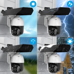 Universal Security Camera Sun Rain Cover Shield for Surveillance Camera Protective Roof for Dome/Bullet Outdoor Camera