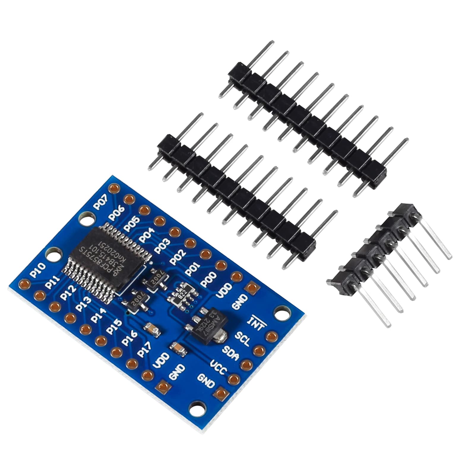 QCCAN 4PCS PCF8575 IO Expander Module I2C to 16IO Integrated Circuits