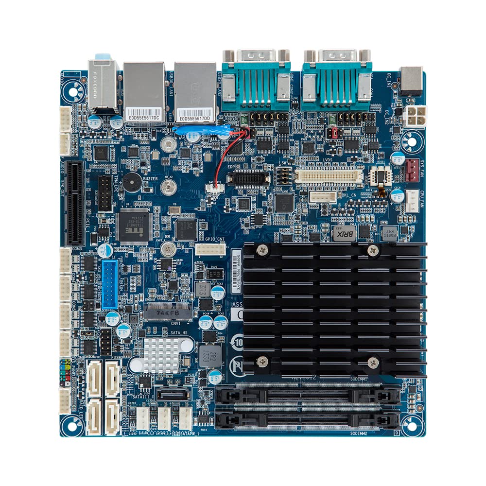 GigaIPC mITX-4125A Gemini Lake Celeron Fanless Mini ITX MB, Hardware RAID