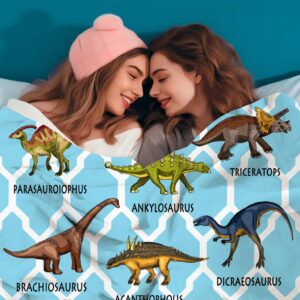 Gissy Studio Dinosaur Blanket for Boys Girls Kids Toddler Flannel Throw Blanket Baby Dinosaurs Gifts for Children Sofa Bedroom Living Room 60"x50"