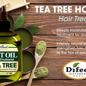 Difeel Tea Tree Hot Oil Treatment 7.1 oz.