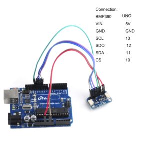 ESP32-WROOM-32 ESP32 Development Board + BMP390 Precision Barometric Pressure and Altimeter Sensor for Arduino