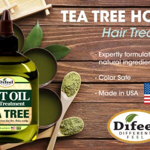 Difeel Tea Tree Hot Oil Treatment 7.1 oz.