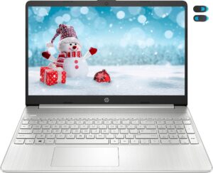 hp 2022 notebook 15 laptop, 15.6" hd display, intel celeron n4120 processor, 8gb ddr4 memory, 512gb ssd, webcam, usb type-c, rj-45, hdmi, windows 11 home,ysc accessory, silver