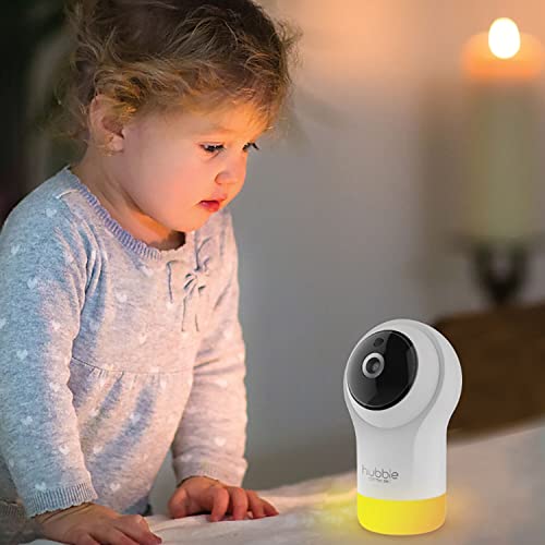 Hubble Connected Nursery Pal Glow Smart Connected, Wi-Fi Enabled Baby Monitor, View from Compatible Smartphone