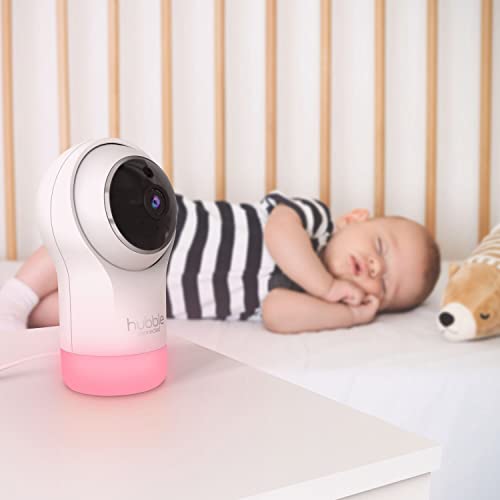 Hubble Connected Nursery Pal Glow Smart Connected, Wi-Fi Enabled Baby Monitor, View from Compatible Smartphone