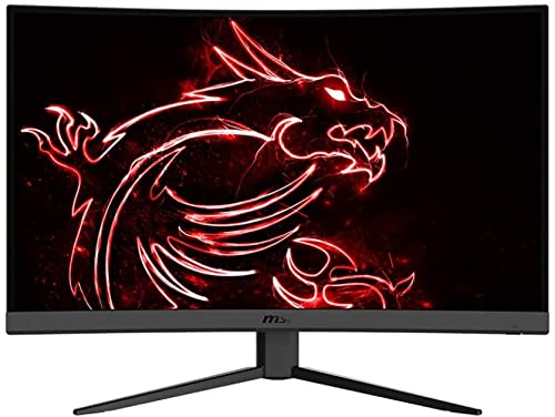 MSI Optix G32C4W 32" FHD Curved Gaming Monitor, 1500R, 165Hz, 1ms, AMD FreeSync (Optix G32C4W) (Renewed)