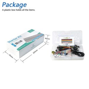 Freenove Basic Starter Kit for ESP8266 (Included) (Compatible with Arduino IDE), ESP-12S Onboard Wi-Fi, MicroPython C Code, 339-Page Detailed Tutorial, 140 Items, 50 Projects