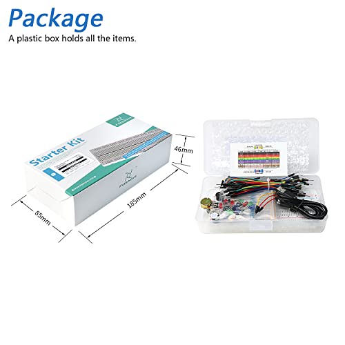 Freenove Basic Starter Kit for ESP8266 (Included) (Compatible with Arduino IDE), ESP-12S Onboard Wi-Fi, MicroPython C Code, 339-Page Detailed Tutorial, 140 Items, 50 Projects