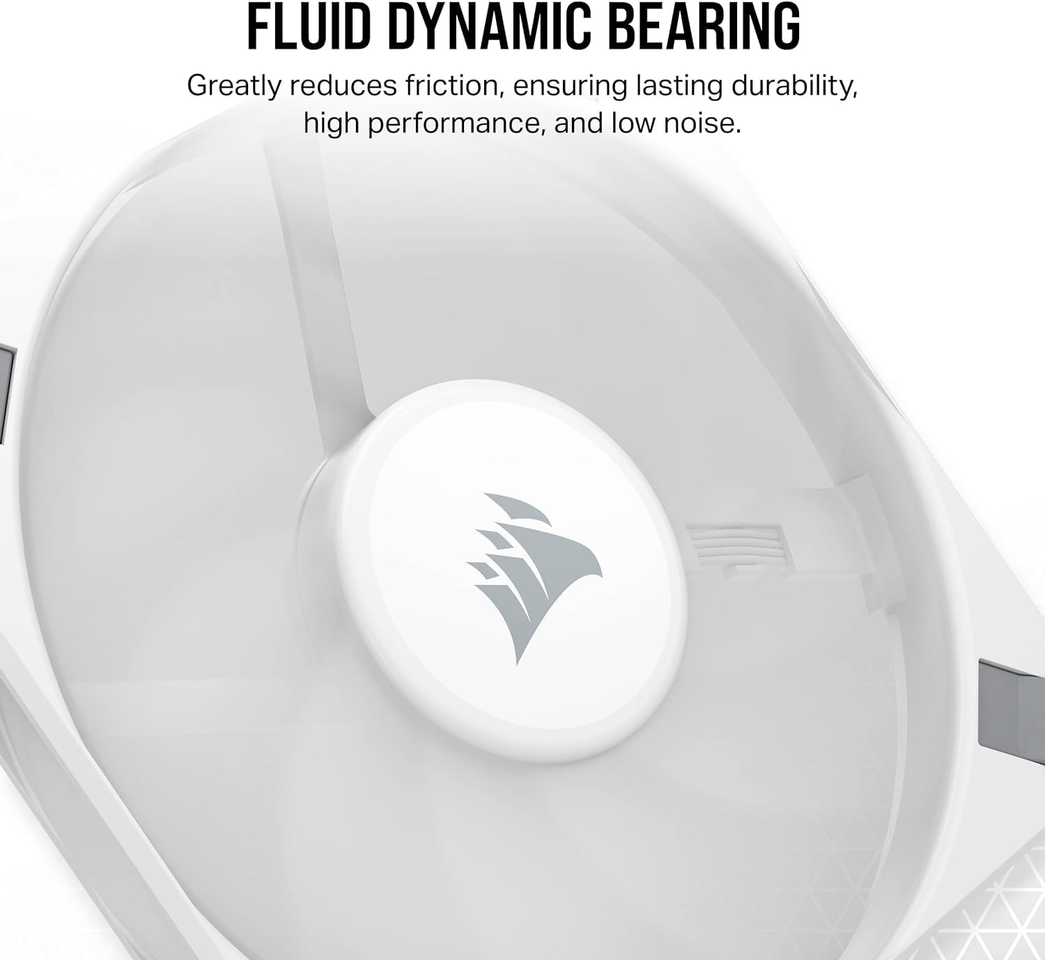 Corsair AF120 Slim, 120mm PWM Fluid Dynamic Bearing Fan (Thin Profile for Small-Form-Factor Cases, Low-Noise, Up to 2000 RPM, Zero RPM Mode Support, Universal 120x15mm Sizing) Single Pack, White