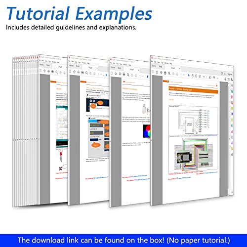 Freenove Ultimate Starter Kit for ESP8266 (Included) (Compatible with Arduino IDE), ESP-12S Onboard Wi-Fi, MicroPython C Code, 714-Page Detailed Tutorial, 218 Items, 109 Projects